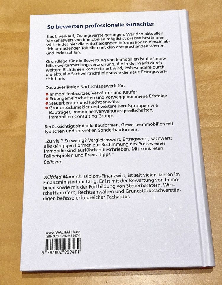 NEU Buch Profi-Handbuch Wertermittlung Immobilien Haus Wohnung in Rostock