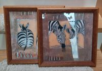 2 Bilder Zebra für 10 € 35 x 35 cm NUR ABHOLUNG Niedersachsen - Bad Nenndorf Vorschau