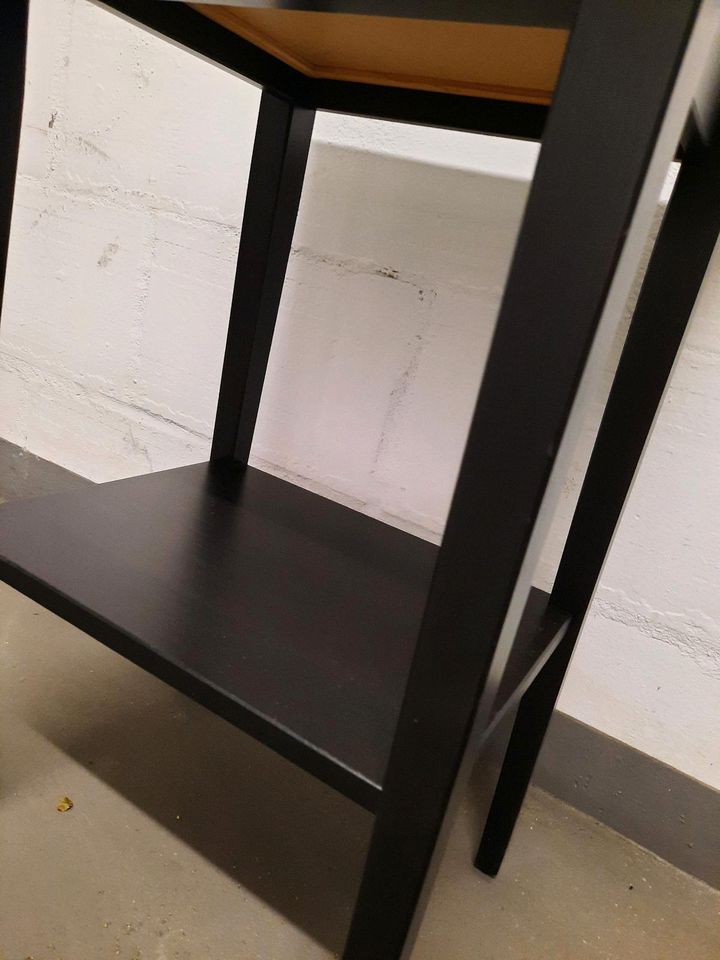 IKEA HEMNES Ablagetisch schwarz lasiert 46x35cm guter Zustand in Essen