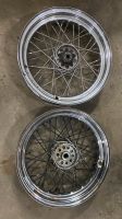 Pair of Harley 16” late star hub wheels! Nicely patinated!!. Schleswig-Holstein - Flensburg Vorschau