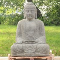 Buddha Figur sitzend Steinfigur Greenstone Massiv Japan 75 cm Bochum - Bochum-Wattenscheid Vorschau