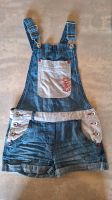 Boboli Jeans Latzhose/Shorts, blau/grau/rot, Gr. 116 Niedersachsen - Lehre Vorschau