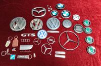 Verschiedene autoschilder und schlüsselanhänger VW BMW Mercedes Sachsen - Rabenau Vorschau
