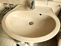 Badezimmer Waschbecken - bahamabeige - mit Standfuß Bayern - Wendelstein Vorschau