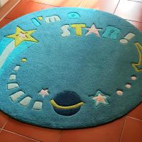 Kinder Teppich rund türkis mit leuchtenden Sternen "I am a Star!" Bayern - Fürth Vorschau