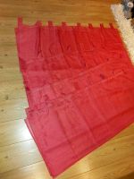 Vorhang Schals mit Schlaufen rot-burgunder 4 Stück transparent Bayern - Karlshuld Vorschau
