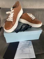 Prada Sneaker ❤️ Plateau Low Natur Gr.38 Leder Schuhe Düsseldorf - Friedrichstadt Vorschau