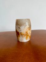 Onyx Vase beige & weiß - kleine Vase als Deko Calcit Hessen - Wiesbaden Vorschau