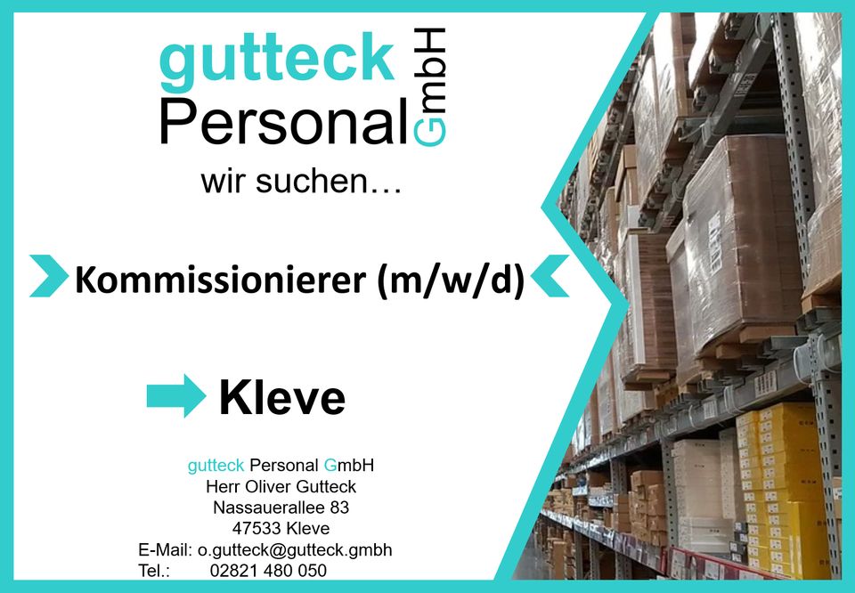 ❌GESUCHT:❌ Kommissionierer mit Staplerschein (m/w/d) ►Kleve◄ in Kleve