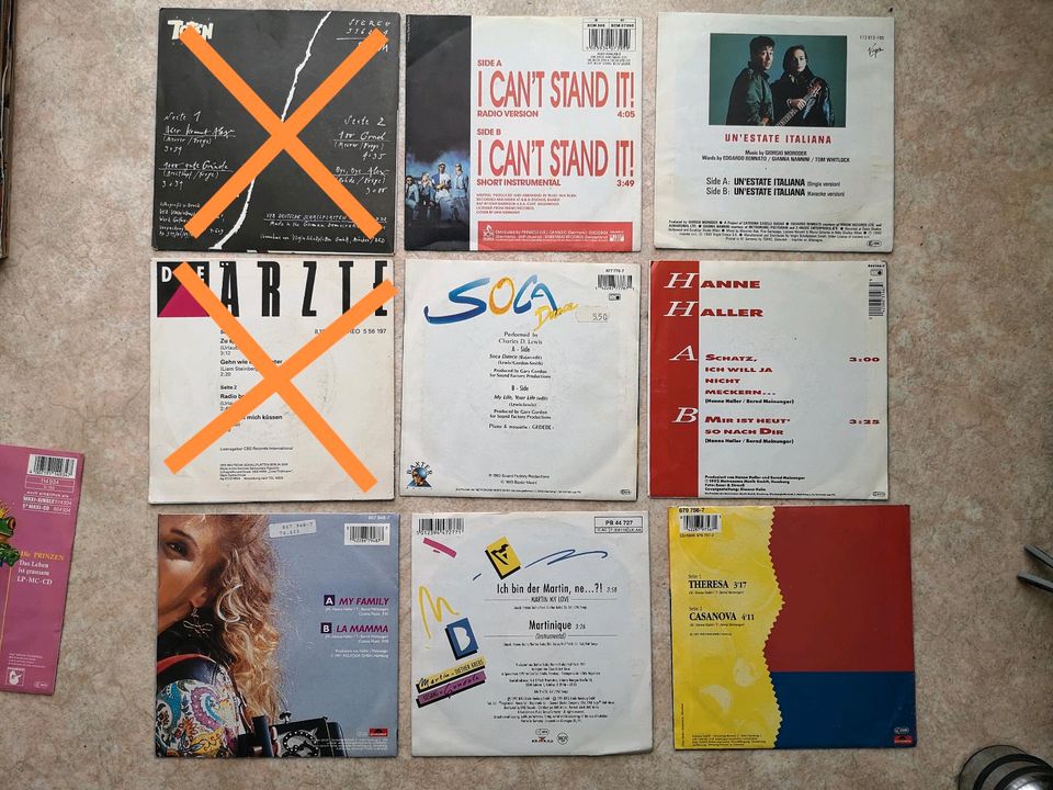 Schallplatten Single Sammlung in Bad Duerrenberg