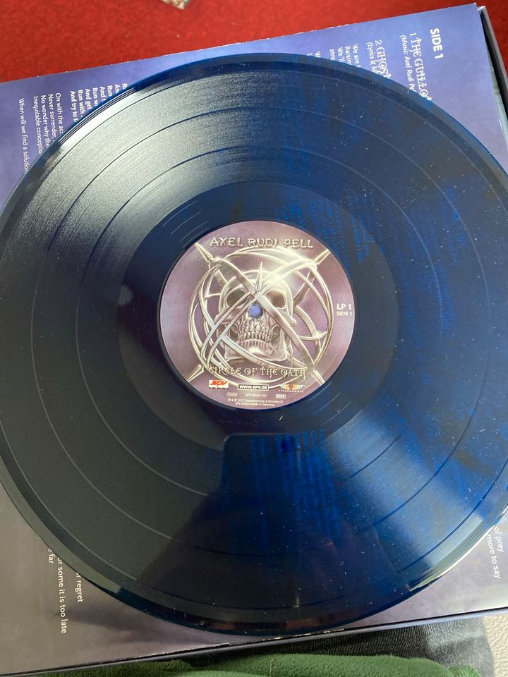 Axel Rudi Pell Circle of the oath Box blaues Vinyl + CD in Hamm
