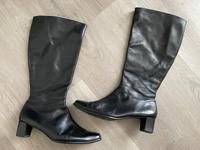 Semler Lederstiefel schwarz Gr.44 45 Nordrhein-Westfalen - Heiligenhaus Vorschau