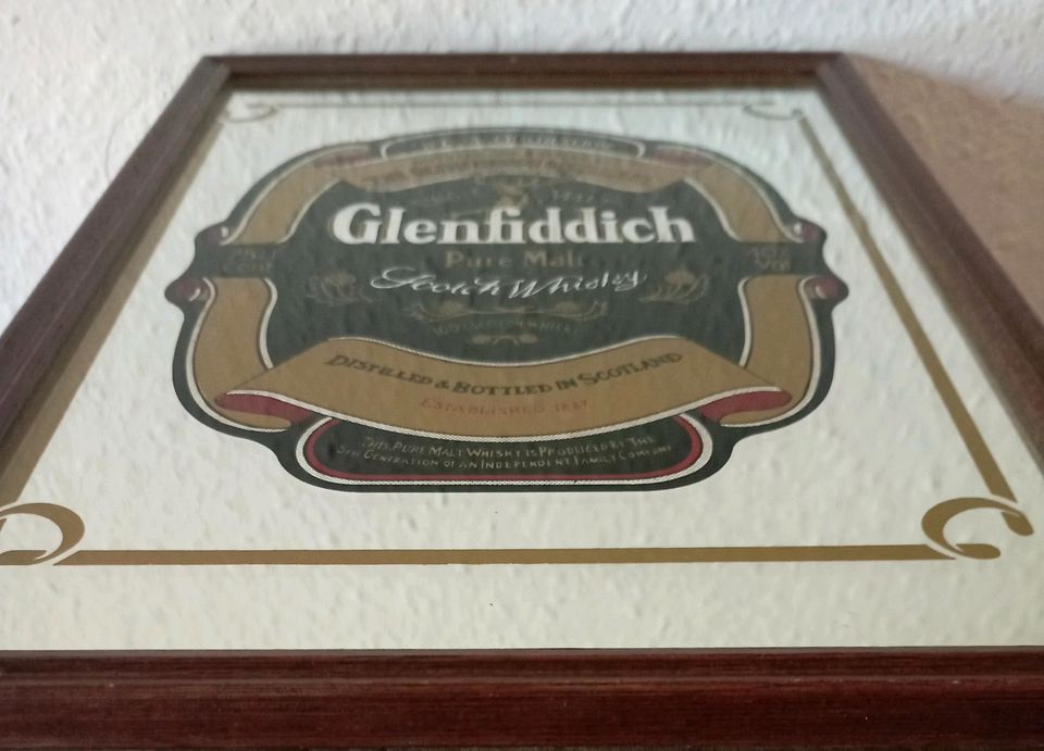 Glenffiddich Whisky Spiegel - Motivspiegel - Barspiegel in Appenweier