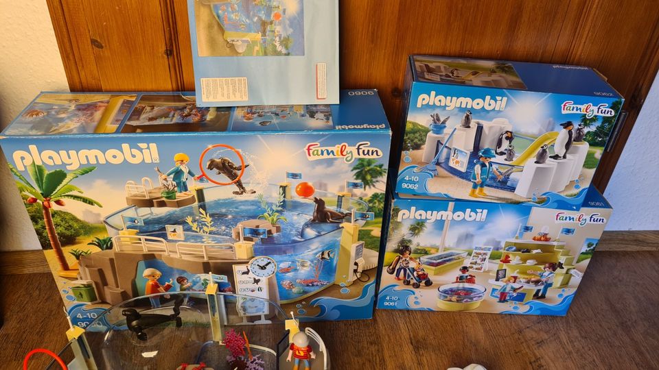 Playmobil Aquarium 9060 + Shop 9061 + Pinguinbecken 9062 in OVP in Pirna