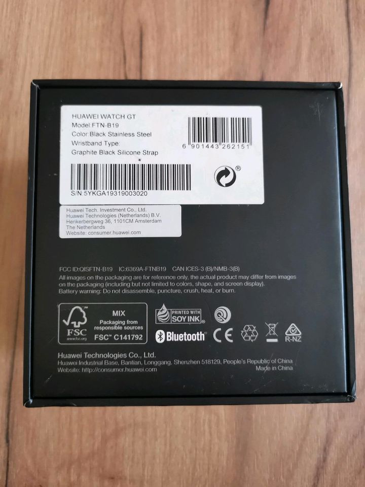 Huawei Watch Gt, Model FTN-B19, top Zustand in Brackenheim