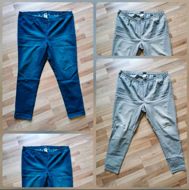 Jeans/Jeggings blau/grau Größe 58 (Langgröße 116) von *MiaModa* in Schloß Holte-Stukenbrock