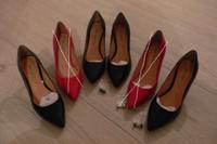 Buffalo - 2Paar, Pumps Gr 38, 8 cm Absatz, schwarz 1xLack 1xLeder Hessen - Obertshausen Vorschau