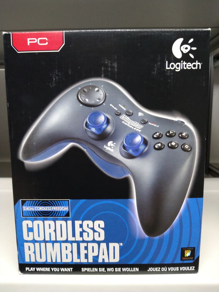 Logitech PC WingMan Cordless Rumblepad (Vibration) 2,4GHz NEU/OVP in München