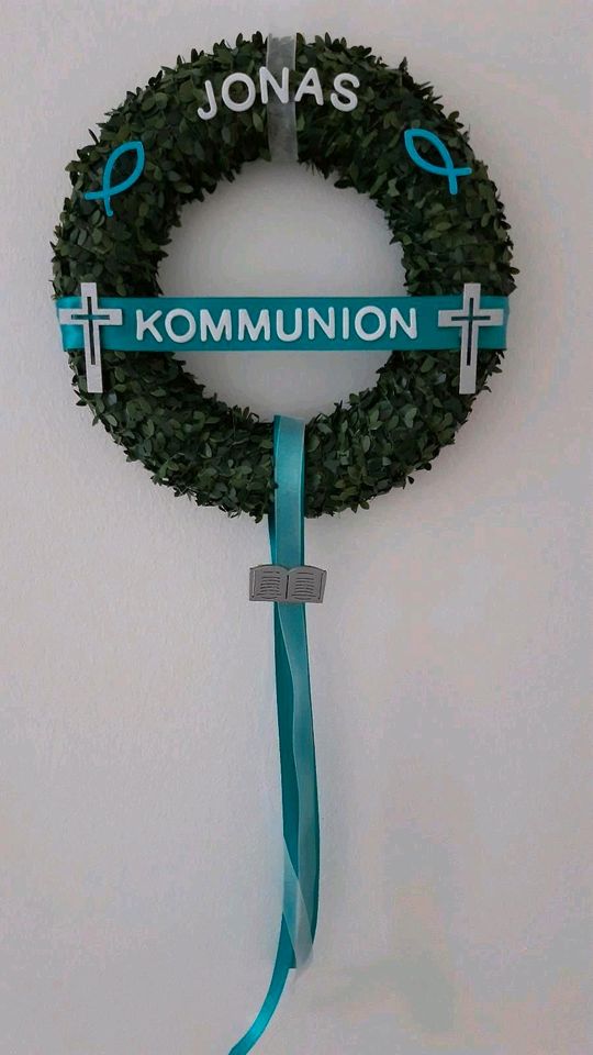 ❣Deko Kommunion Konfirmation Taufe Türkranz Fische Dekoration in Werne