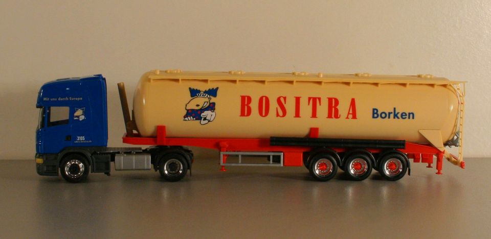 Herpa 152877 Scania R TL Sattelzug "BOSITRA"1:87 OVP Herpa LKW in Mansfeld