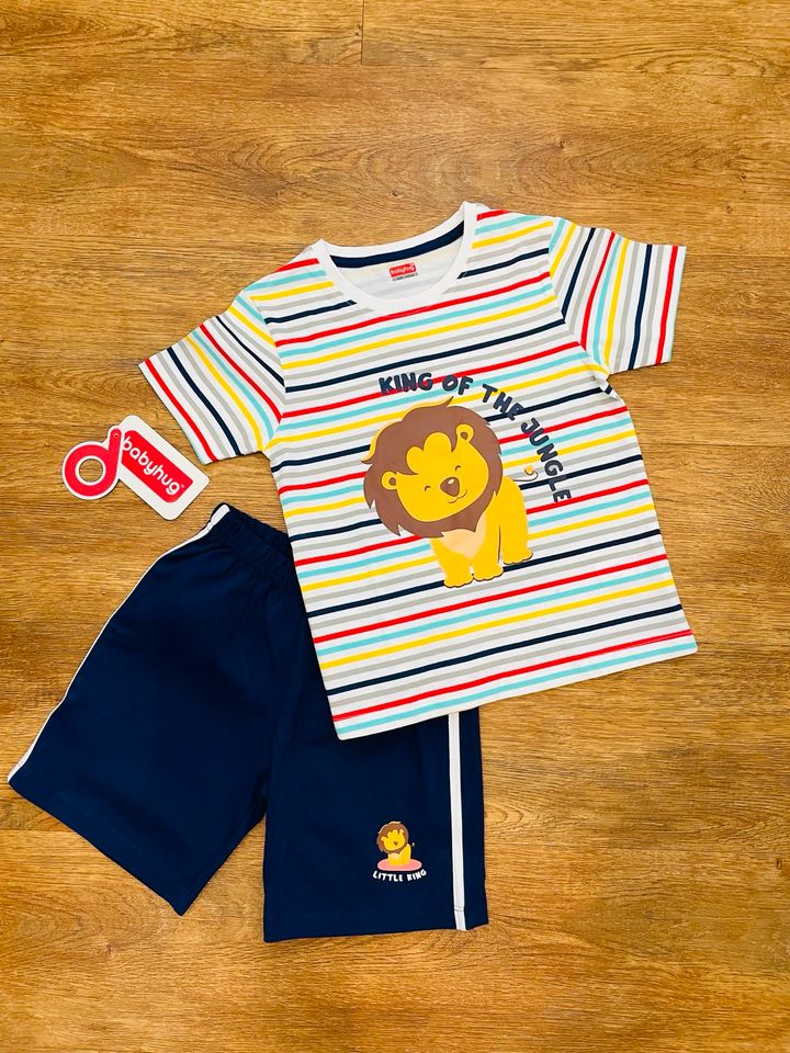 Babyhug Set T-Shirt Shorts Gr. 5-6 in Falkenstein/Vogtland