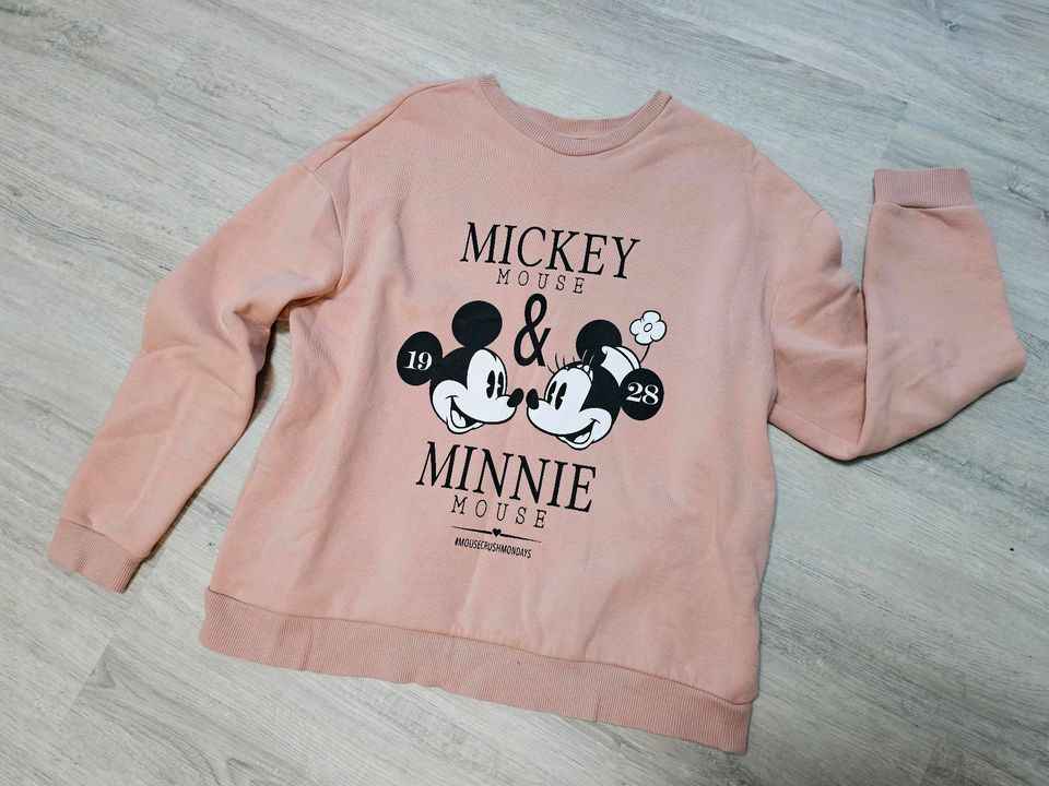 H&M SWEATSHIRT GR.L MINNIE MOUSE NEUWERTIG in Gunzenhausen