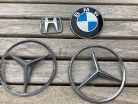 4 Oldtimer Embleme Mercedes BMW Honda Antik Echt Nordrhein-Westfalen - Kempen Vorschau