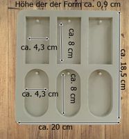 6er Silikonform, Gießform, Anhänger, Eckig & Oval Baden-Württemberg - Bötzingen Vorschau
