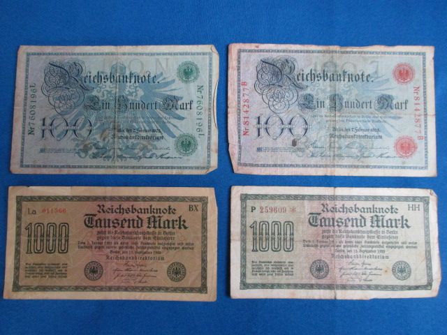Notgeld Inflationsgeld Deutschland Millionen Mark Reichsmark in Schacht-Audorf