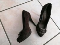 Pumps, high heels, Wildleder Optik dunkel braun Gr.37 Graceland Niedersachsen - Delmenhorst Vorschau