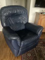 Echtleder - Relax- Sessel elektr. Blau mit  Liegefunktion Niedersachsen - Buchholz in der Nordheide Vorschau