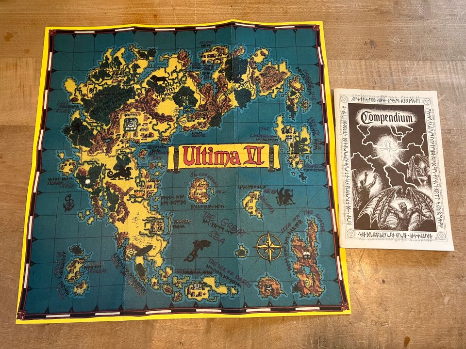Ultima VI the false Prophet / Anleitung + Karte (Compendium) TOP in Kipfenberg