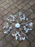 romantische LED Deckenlampe silbern Blätterdekor Hessen - Sontra Vorschau