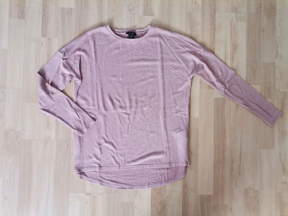 Pullover leicht Strick Pulli Langarm Shirt Altrosa rosa Damen XS in Ebsdorfergrund