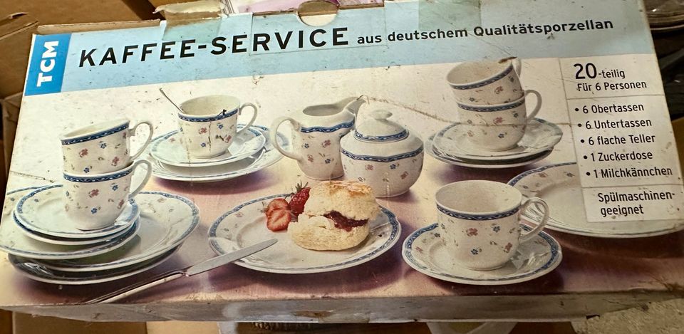 Kaffee-Service 20 teilig für 6 Personen ungeöffnet unbenutzt in Gittelde
