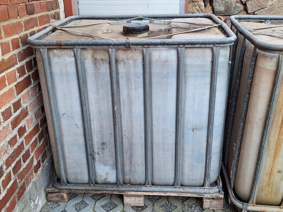 2 x Wassertank Regentonne, Wasserbehälter 1000 Liter Behälter in Lutherstadt Wittenberg