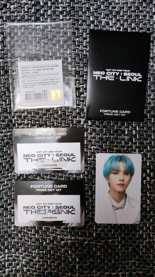 NCT 127 Neo City: Seoul the Link Fortune Photocard Jungwoo WayV in Kirtorf