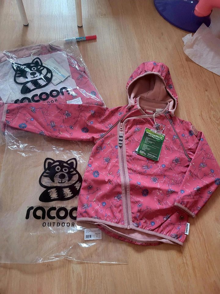 Racoon Softshell Übergangsjacke Regenjacke 98 rosa neu Zwillinge in Hamburg