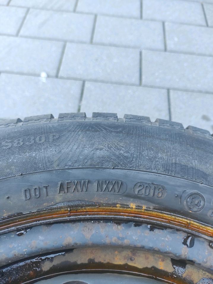 4x205/60R16 96H Pirelli Continental Winterräder Stahlfelgen nr70 in Freren