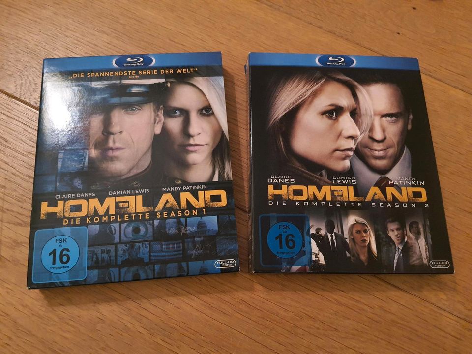 Blu-Ray Homeland Staffel 1-2 DVD in Sickte