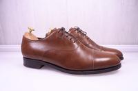 SCAROSSO Herren Business Leder SChuhe Oxford Cap Toe Braun 44 Hamburg-Nord - Hamburg Winterhude Vorschau