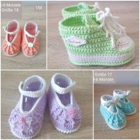 Babyschuhe Sommerschuhe Ballerinas Häkelschuhe Bayern - Hengersberg Vorschau