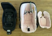 Babyschale Maxi-Cosi Pebble Plus rosa inkl. Isofix-Basis i-Size München - Schwabing-Freimann Vorschau