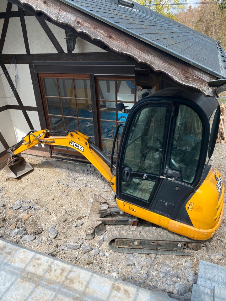 Minibagger mieten JCB CTS 8018 in Albstadt