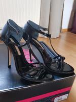 Buffalo London Sandaletten Pumps High Heels Satin schwarz 37 Baden-Württemberg - Offenburg Vorschau