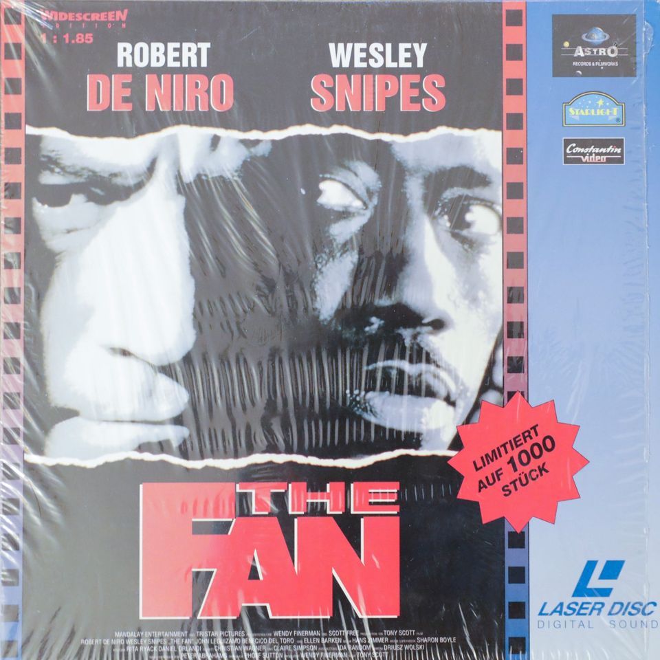 Laser Disc-the Fan/Robert de Niro/Wesley Snipes neuwertig in Saarbrücken