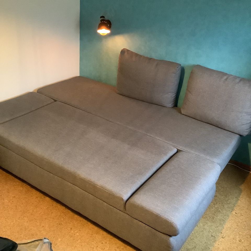 Schlafsofa Sofa Grau Schrank Shabby Landhaus Tisch Maison Weiß in Bochum