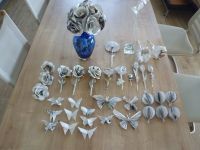Origami,Dekoration,Deko,Papier Rosen-Tulpen-Schmetterlinge-Kugeln Bayern - Offenberg Vorschau