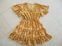 Shein Kleid Sommerkleid Gr. S oker/weiß  wie NEU Bayern - Kunreuth Vorschau