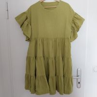 Leinen Kleid Sommerkleid Midi Kurzarm Grün Babydoll Boho Nürnberg (Mittelfr) - Oststadt Vorschau